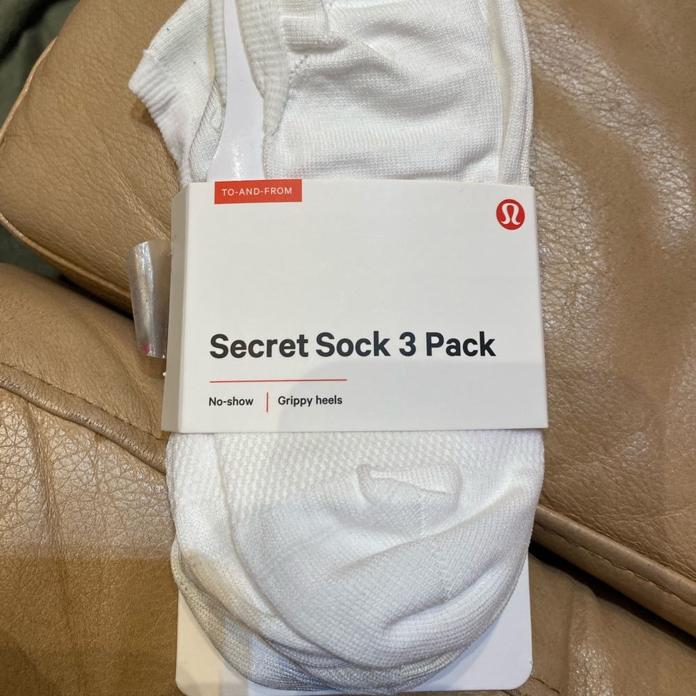 Lululemon secret sock 3 pack